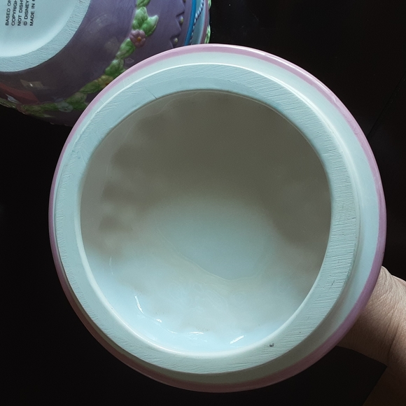 Disney Winnie the Pooh Floral Spring Easter Egg Bunny Cookie Treat Jar - Picture 6 of 7